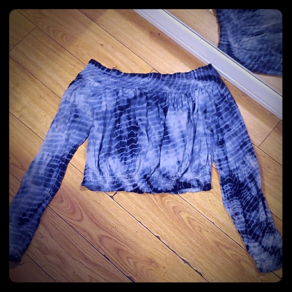 Off the shoulder crop top